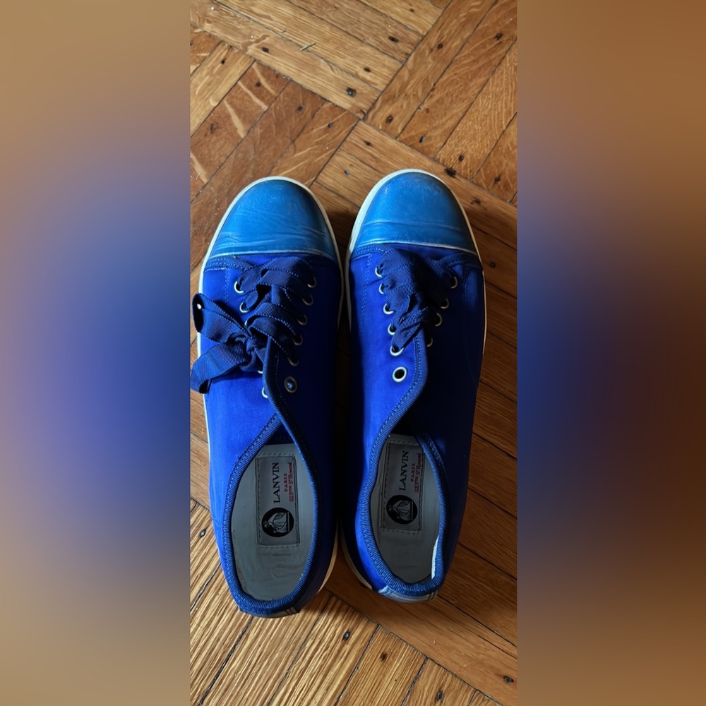 Blue Lanvin Womens Sneaker